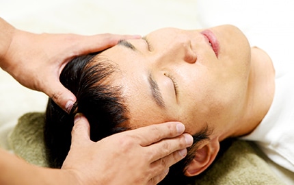 ヘッドスパで頭も心もスッキリ！